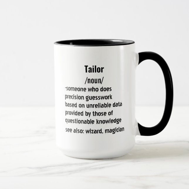 witzige Geschenke für männliche Frauen im Tailor D Tasse (Rechts)