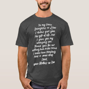 Witzige Geschenke für Tochter im Jura zu meinem l T-Shirt
