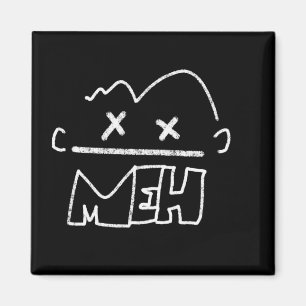 witzige Gesichtsemoji Magnet