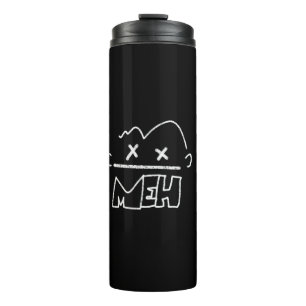 witzige Gesichtsemoji Thermosbecher