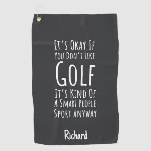 Witzige Golf-Geschenke Lustige Humorvolle Neuheit  Golfhandtuch