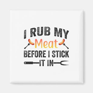 Witzige Grillen, dass ich mein Fleisch raube, bevo Magnet