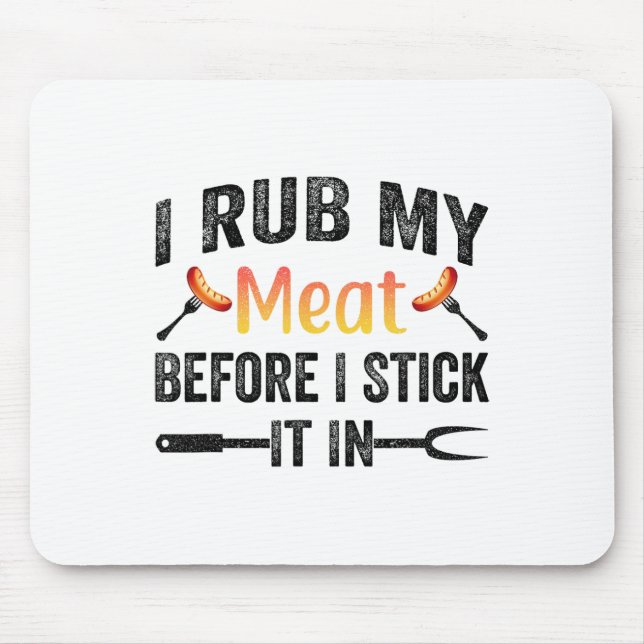 Witzige Grillen, dass ich mein Fleisch raube, bevo Mousepad (Vorne)