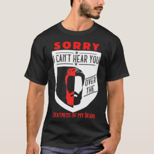 Witzige Größe meines Bart-Geschenks T-Shirt