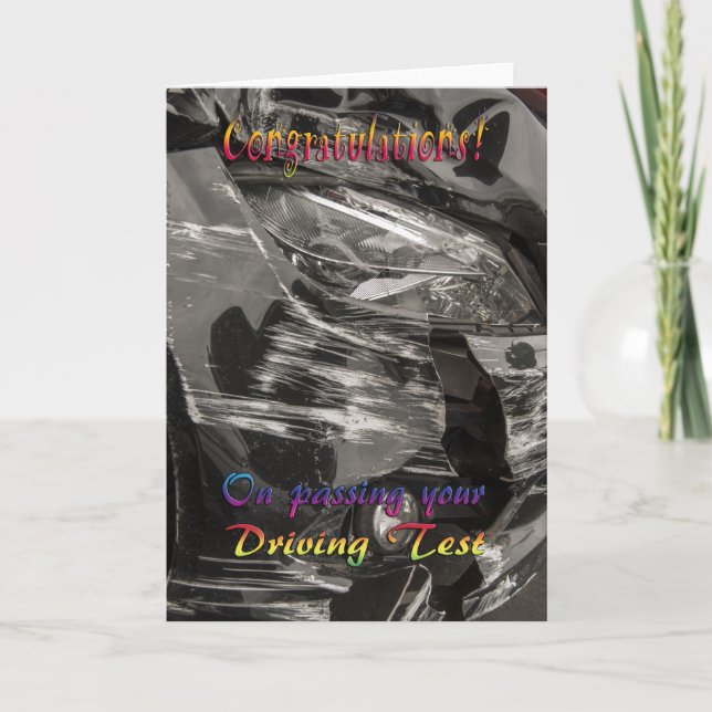 Witzige Grüße Karte (Vorderseite)