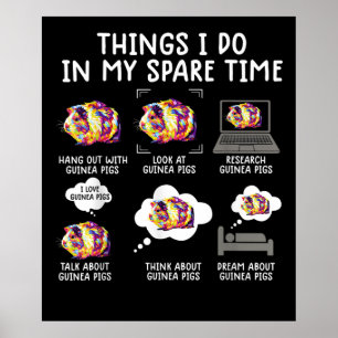 Witzige Guinea schwänzt Dinge, die ich in meiner F Poster