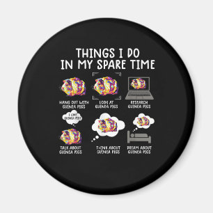 Witzige Guinea schwänzt Dinge, die ich in meiner  Magnet