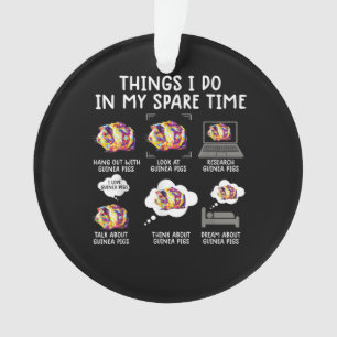 Witzige Guinea schwänzt Dinge, die ich in meiner  Ornament