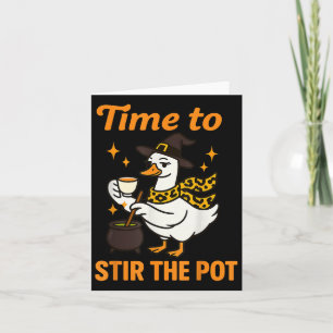 Witzige Halloween Rose Herbst Zeit bis St. Karte