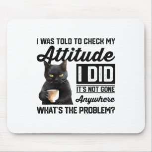 Witzige Katze, der ich erzählt wurde, dass ich mei Mousepad