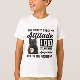 Witzige Katze, der ich erzählt wurde, dass ich mei T-Shirt