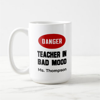 Witzige Lehrerin in schlechter Laune Tasse