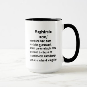 witzige Magistrat Definition Geschenke für Frauen Tasse