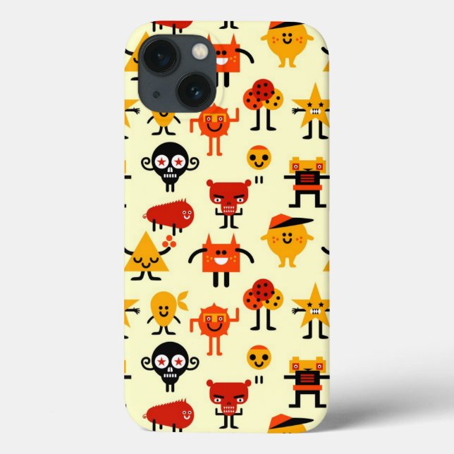 Witzige Monster Case-Mate iPhone Hülle (Rückseite)