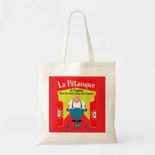 witzige Pétanque-Geschenke Tragetasche
