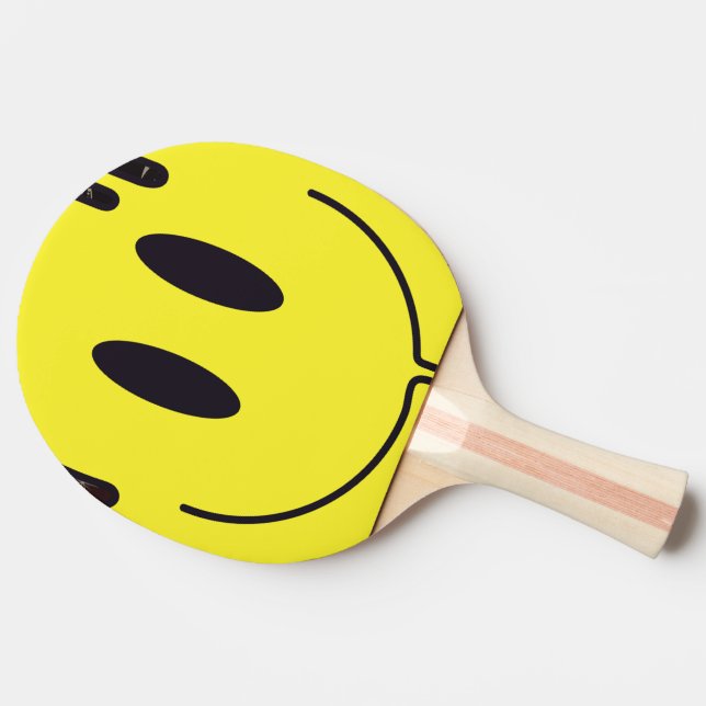 witzige Pong Paddle Tischtennis Schläger (Seitenansicht)