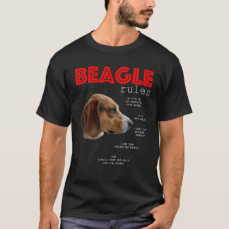 Witzige Regeln für den Besitzer eines Beagle T-Shirt