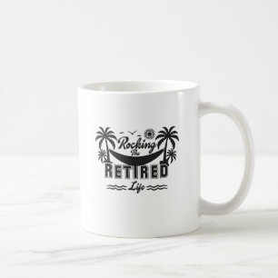 Witzige Rockings des Rentenlebens Kaffeetasse