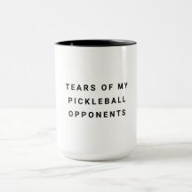 Witzige Tränen meiner Pickleball-Gegner Typografie