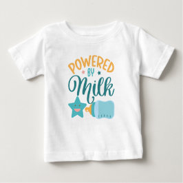 witzige, unisex-betriebene Milchbauart Baby T-shirt