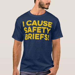 Witzige Warnung, die Sicherheitshinweise verursach T-Shirt