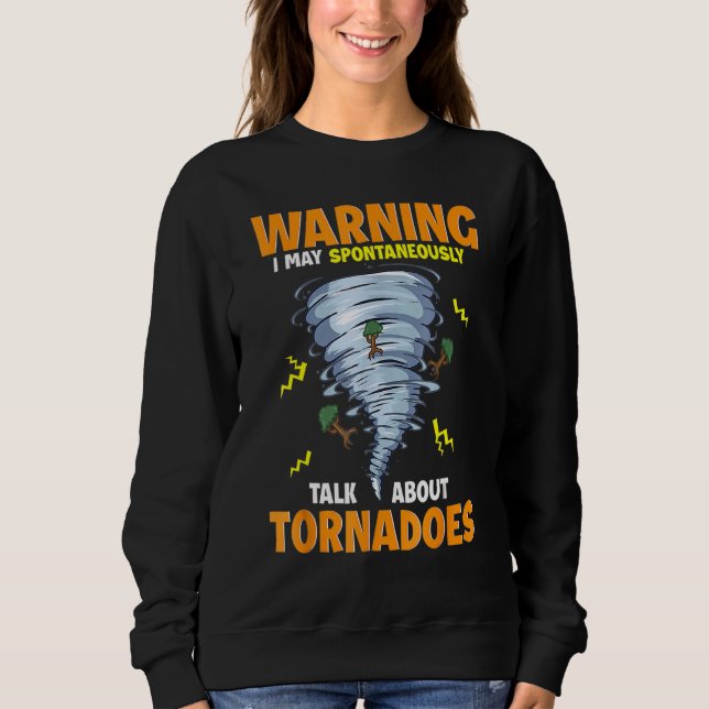 Witzige Warnung - spontan über Torna Sweatshirt (Vorderseite)