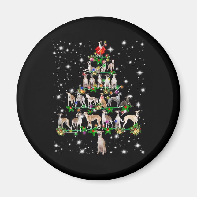 witzige Weihnachtsbaumdekoration Magnet (Vorne)