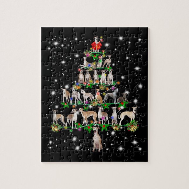 witzige Weihnachtsbaumdekoration Puzzle (Vertikal)