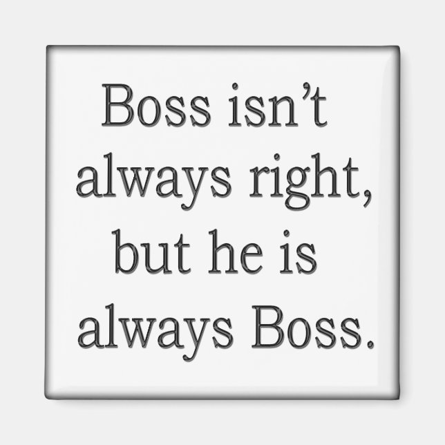 Witzige Worte der Weisheit 17 Magnet (Vorne)