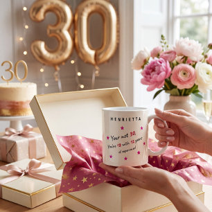 Witziger 30. Geburtstag Erfahrung Zitat Tasse