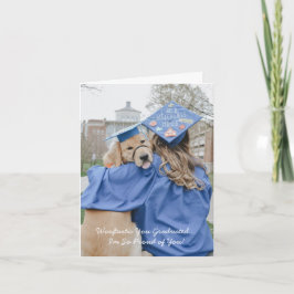 Witziger Abschluss aus der geklappten Grußkarte de Karte