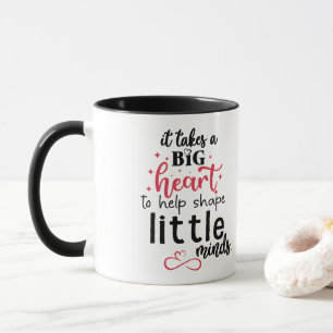 witziger Abschluss-Lehrer, das ist ein großes Herz Tasse