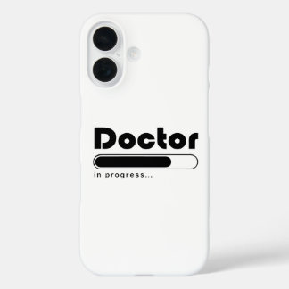 Witziger Arzt in Ausbildung Medizinstudium Ladebal iPhone 16 Hülle