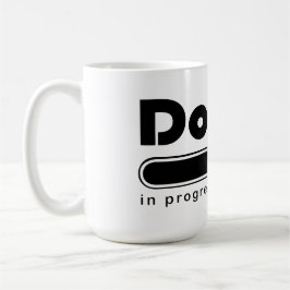 Witziger Arzt in Ausbildung Medizinstudium Ladebal Kaffeetasse