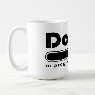 Witziger Arzt in Ausbildung Medizinstudium Ladebal Kaffeetasse