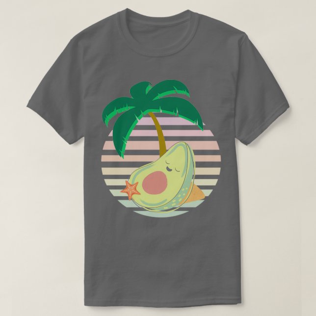 witziger avocado i Liebe avocado nice avocado auf  T-Shirt (Design vorne)