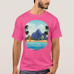 witziger Avocado surfing avocado Liebhaber Geschen T-Shirt