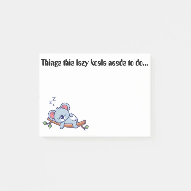 Witziger Beitrag Post-it Klebezettel (Vorderseite)