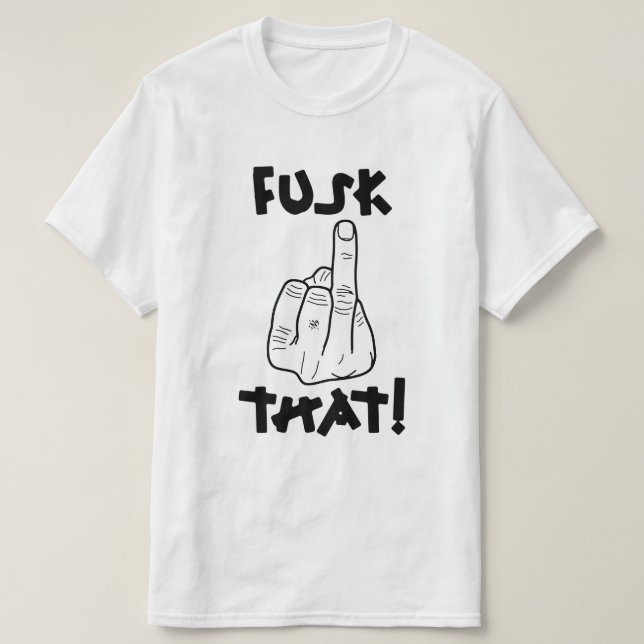 Witziger Frustrationsausdruck (Fake f-bomb) v2 T-Shirt (Design vorne)