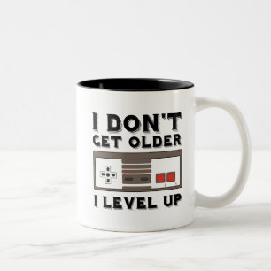 Witziger Geburtstag, werde ich nicht älter Zweifarbige Tasse