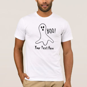 witziger Geisterschrei zwischen Grafik-Design T-Shirt