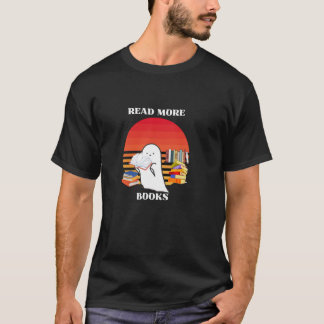witziger Gespenst las mehr Bücher T-Shirt