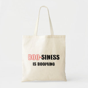 Witziger Halloween-Pun - Boosiness boomt Tragetasche