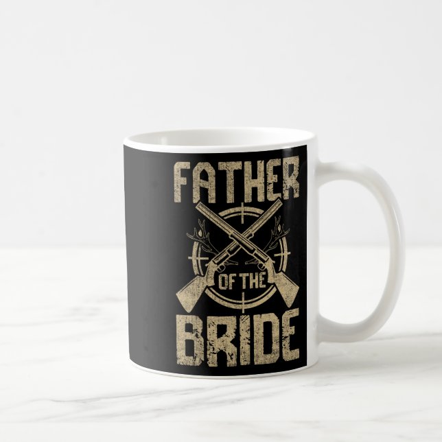 Witziger Hochzeitvater der Brautjagd Kaffeetasse (Rechts)