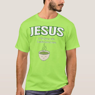 witziger Jesus und Matcha, matcha-grüner T - Shirt