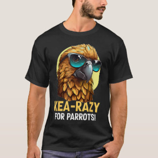 Witziger Kea-Papagei mit Sonnenbrille T-Shirt