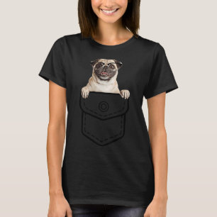 Witziger Mops beim Pocket Mops Dog in Glasses Clas T-Shirt
