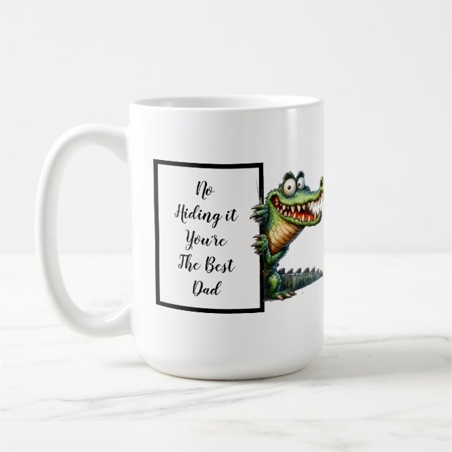 Witziger Papa-Geschenk mit lustiger und eigenartig Kaffeetasse (Links)