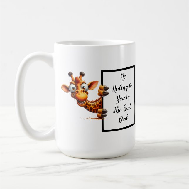 Witziger Papa-Geschenk mit lustiger und sonderbare Kaffeetasse (Links)