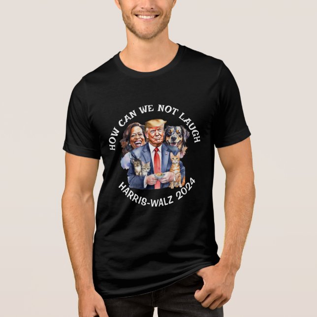 Witziger politischer Humor | Stimme für Kamala But Tri-Blend Shirt (Vorderseite)